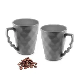 urban chef Hancrafted Ceramic Grey 225 ML Coffee Mug Set of 2-picture-26