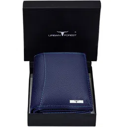 urban forest Men Blue Genuine Leather Wallet - Mini-picture-36