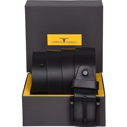 urban forest Men Casual Black Genuine Leather Belt-picture-38