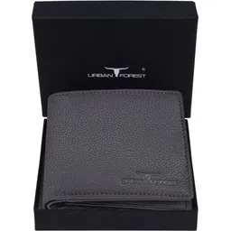 urban forest Men Casual, Formal, Trendy Grey Genuine Leather Wallet-picture-29