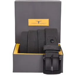 urban forest Men Casual Grey Genuine Leather Belt-picture-35