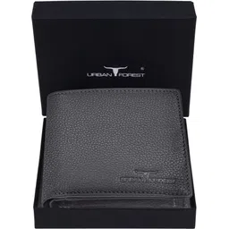urban forest Men Casual, Trendy, Formal, Travel Grey Genuine Leather RFID Wallet-picture-20