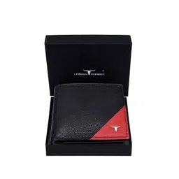 URBAN FOREST Men Textured Brand Logo RFID Leather Two Fold Wallet-picture-38