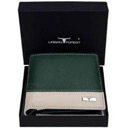 urban forest Seattle Green/Sand Leather Wallet for Men-picture-45