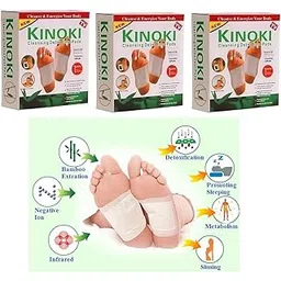 URBAN GLOW BEAUTY Cleansing Detox Foot Patches 30 Adhesive Pads Kit Natural Unwanted Toxins White and Gold-picture-15