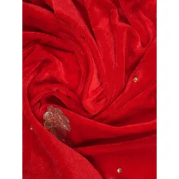 URBAN KANYA Selection Of 2 Paisley Embroidered Gotta Patti Velvet Dupattas image 3