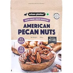 Urban Platter American Pecan Nuts, 200g (Rich in Fiber & Healthy Fats | Antioxidant-Rich | Ideal for Snacking & Baking | Halves)-image-32