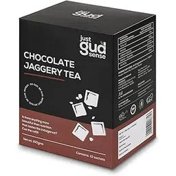 urban platter Just Gud Sense Chocolate Jaggery Tea Premix,100G(10 Sachets Of 10 Grams Each)-image-37