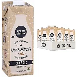 Urban Platter OatWOW Classic Oat Beverage, 1 Litre [Plant-Based ,Pack of 6]-image-43