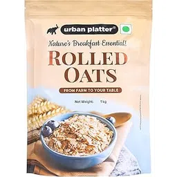 Urban Platter Rolled Oats, 1Kg (100% Whole Grain | High-Fiber | High-Protein)-image-26