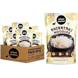 Urban Platter Shirataki Noodles, 270g Pack of 6 (Keto-Friendly | Low-Carb | Fat-Free | Gluten-Free | Ultra-Low Calorie Konjac Miracle Noodles)-image-7