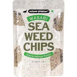 Urban Platter Wasabi Seaweed Nori Chips Crispy Snack, 35g [Product of Korea]-image-39