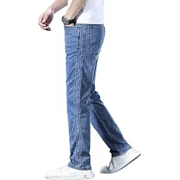 urban pockets Jeans for Men | Denim Pants with Regular Fit & Classic Straight Cut (U11-12)-picture-54