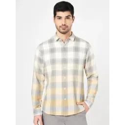 Urban Ranger By Pantaloons Drizzle Cotton Slim Fit Checks Shirt-picture-31