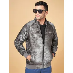 Urban Ranger by Pantaloons Grey Regular Fit Printed Jacket-picture-10