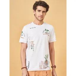 Urban Ranger By Pantaloons Jet Stream Slim Fit Printed T-Shirt-picture-14