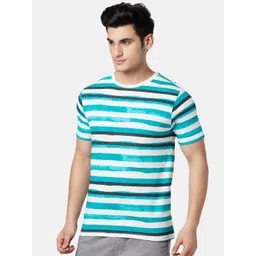 Urban Ranger by pantaloons Men Striped Slim Fit T-shirt image 5
