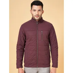 Urban Ranger by pantaloons Mock Collar Padded Jacket-picture-26