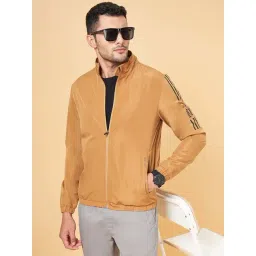 Urban Ranger by Pantaloons Mustard Regular Fit Printed Jacket-picture-18