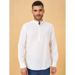 Urban Ranger by Pantaloons White Cotton Regular Fit Shirt-picture-40