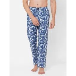 Urban Scottish Blue Regular Fit Printed Lounge Pants-picture-47