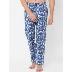 URBAN SCOTTISH Men Printed Pure Cotton Lounge Pants-picture-19