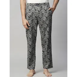 URBAN SCOTTISH Men Printed Pure Cotton Lounge Pants-picture-18