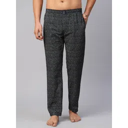 Urban Scottish Men's Black Cotton Lounge Pants Men Pyjama-picture-23