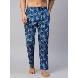 Urban Scottish Men's Multicolor Cotton Lounge Pants - Printed, Casual Men Pyjama-picture-16
