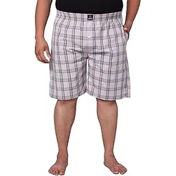 urban scottish Men's Plus Size Boxers | 100% Cotton | Regular Fit, Mid Rise | Print Pattern | 2 Side Pockets-picture-24