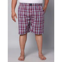 Urban Scottish Multi Cotton Regular fit Checks Boxers-picture-29