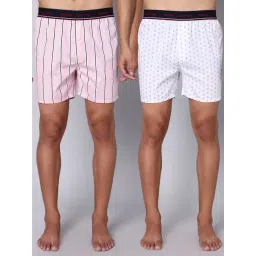 Urban Scottish Multi Cotton Regular fit Print Boxers -Pack of 2-picture-17