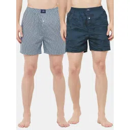 Urban Scottish Multicolored Regular Fit Printed Boxers - Pack Of 2-picture-10