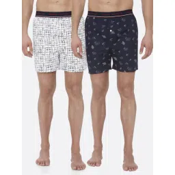 Urban Scottish Multicolored Regular Fit Printed Boxers - Pack Of 2-picture-16