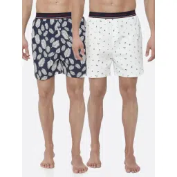 Urban Scottish Multicolored Regular Fit Printed Boxers - Pack Of 2-picture-44