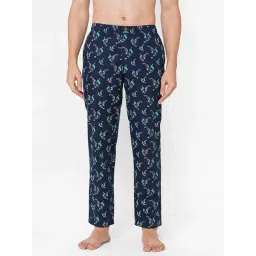 Urban Scottish Navy Regular Fit Printed Lounge Pants-picture-37