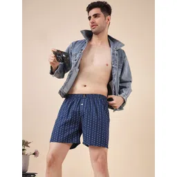 URBAN SCOTTISH Pack Of 4 Printed Pure Cotton Mid-Rise Boxer-picture-41