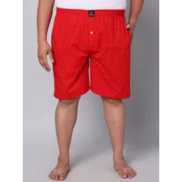 URBAN SCOTTISH Plus Size Printed Pure Cotton Boxer USBX170-image-4