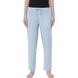 urban scottish Women's Blue Striped Lounge Pants/Pyjama Pants-picture-28
