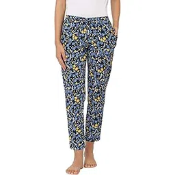 urban scottish Women's Floral Printed Cotton Regular Fit Lounge Pants/Pyjama Pants-picture-27