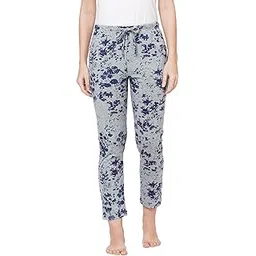 urban scottish Women's Grey Pure Cotton Printed Lounge Pants/Pyjama Pants-picture-16