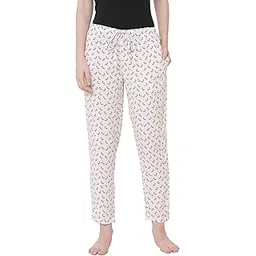 urban scottish Women's Pink Flamingo Printed Lounge Pants/Pyjama Pants-picture-31