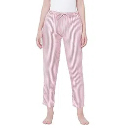 urban scottish Women's Pink Striped Lounge Pants/Pyjama Pants-picture-22