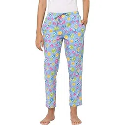 urban scottish Women's Printed Cotton Regular Fit Calf Length Lounge Pants/Pyjama Pants-picture-38