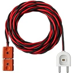 URBAN SELECT™ 2-Pin Male to Female Socket Extension Cable | Flexible Copper Wire with Plug | for Festive Lights, Decorations, Home & Outdoor Use (Multicolor) (10 Meters)-picture-12