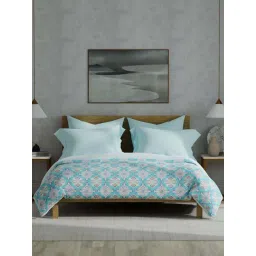 Urban Space Blue & Pink Microfibre 300 GSM Single Bed Comforter-picture-19