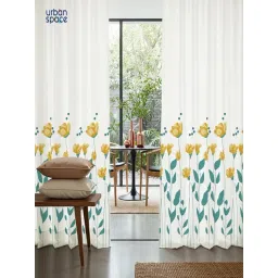 Urban Space Cotton Multi Room Darkening 7 ft Door With Tieback & Eyelets - Set of 2-image-23