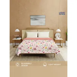 Urban Space Cotton Pink Double Bed Reversible Ac Dohar-picture-22