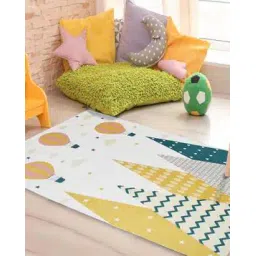 urban space Geometric Print Anti Skid Rug 4' x 6'-picture-33