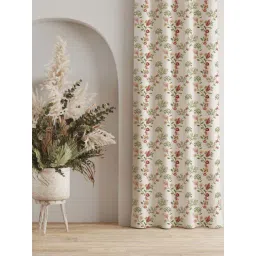 Urban Space Gulmohar Polyester Floral Printed Black Out Long Door Curtain - Set of 2-picture-29